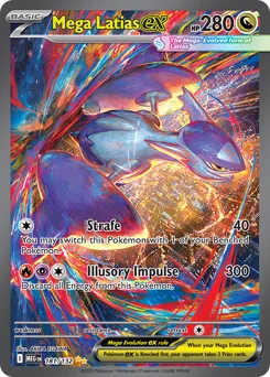 Mega Latias ex Pokemon card from Mega Evolution, card number 181
