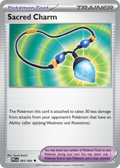Sacred Charm Pokemon card from Phantasmal Flames, card number 93