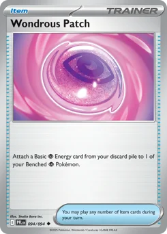 Wondrous Patch Pokemon card from Phantasmal Flames, card number 94