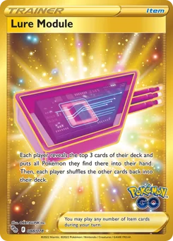 Lure Module Pokemon card from Pokémon GO, card number 88