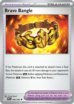 Brave Bangle Pokemon card from White Flare, card number 80
