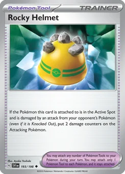 Rocky Helmet Pokemon card from Scarlet & Violet, card number 193