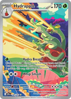 Hydrapple Pokemon card from Destined Rivals, card number 188