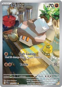 Nacli Pokemon card from Paldea Evolved, card number 220