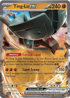 Ting-Lu ex Pokemon card from Paldea Evolved, card number 127