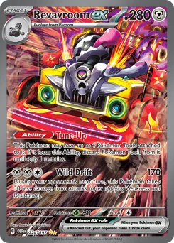 Revavroom ex Pokemon card from Obsidian Flames, card number 224