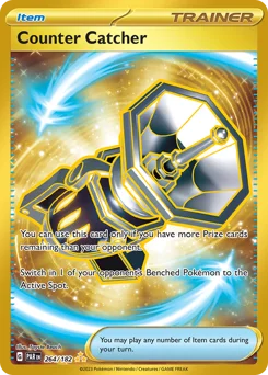 Counter Catcher Pokemon card from Paradox Rift, card number 264