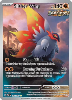 Slither Wing Pokemon card from Paradox Rift, card number 203