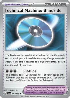 Technical Machine: Blindside Pokemon card from Paradox Rift, card number 176