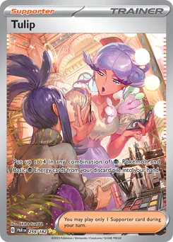 Tulip Pokemon card from Paradox Rift, card number 259