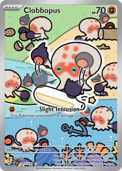 Clobbopus Pokemon card from Surging Sparks, card number 207
