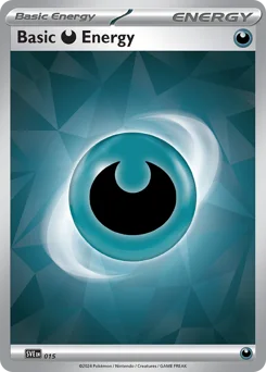 Basic Darkness Energy Pokemon card from Scarlet & Violet Energies, card number 15