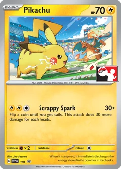 Pikachu Pokemon card from Scarlet & Violet Black Star Promos, card number 101