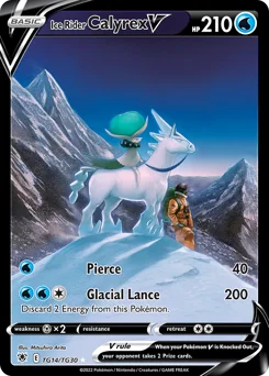 Ice Rider Calyrex V Pokemon card from Astral Radiance Trainer Gallery, card number TG14