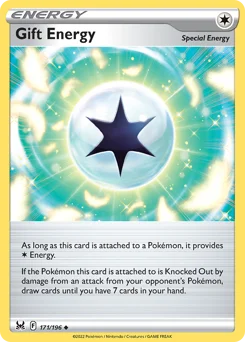 Gift Energy Pokemon card from Lost Origin, card number 171