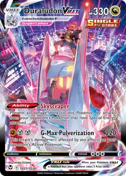 Duraludon VMAX Pokemon card from Silver Tempest Trainer Gallery, card number TG21