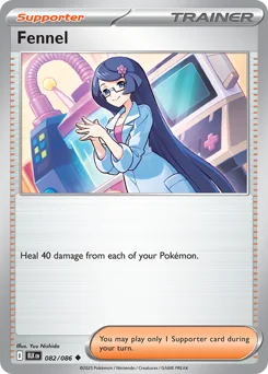 Fennel Pokemon card from Black Bolt, card number 82