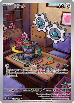 Klink Pokemon card from Black Bolt, card number 139